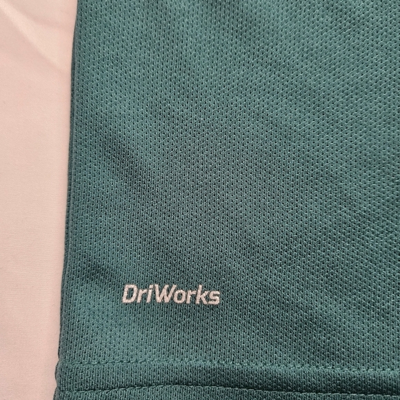 Athletic Works Mens Green Driworks Short Sleeve Shirt Size Small - Picture 7 of 10
